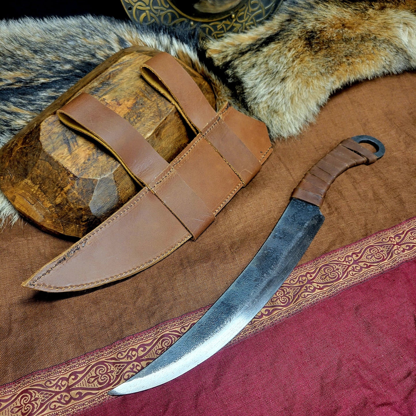 Medieval Huntsman Forged Dagger