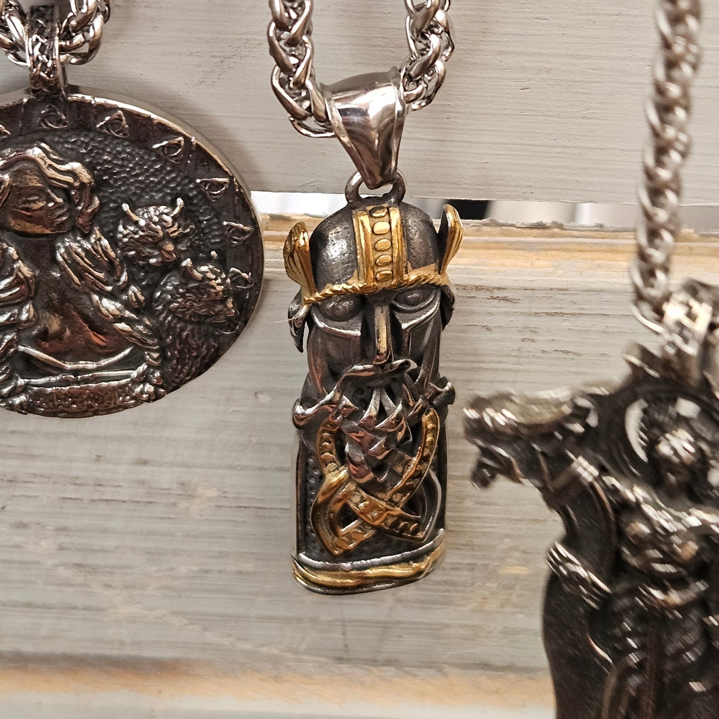 Gold-Accented Odin Pendant