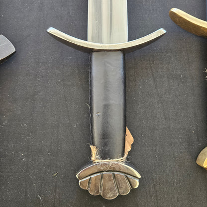 Silver Lobed Viking Sword
