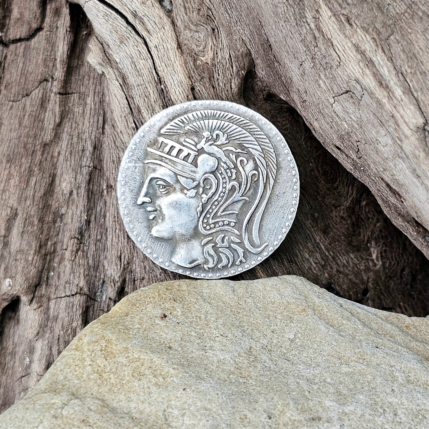 2nd Century Athenian Tetradrachm Coin Replica