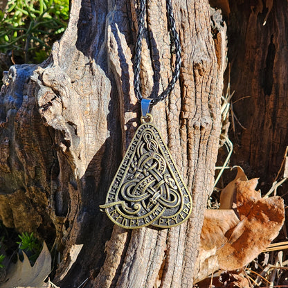 Nordic Knotted Rune Pendant
