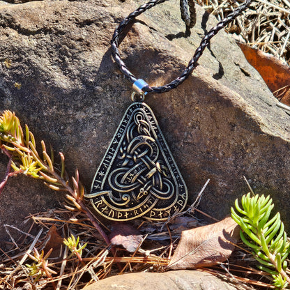 Nordic Knotted Rune Pendant