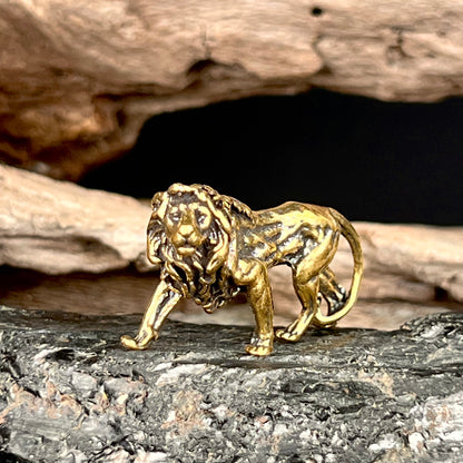 Small Brass Lion